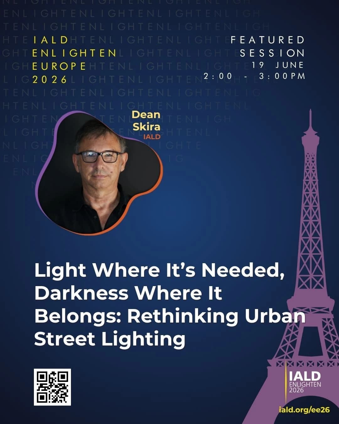 IALD Enlighten Europe 2026 featured session with Dean Skira